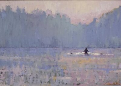 The Rower 27 x 39 - Libby Mathews Timpson Creek Gallery